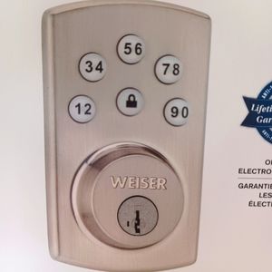 Electronic deadbolt, home security